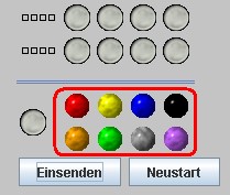 Auswahl der Farben